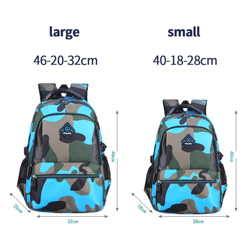 OYIXINGER 2022 Fashion Children's Schoolbag Men's And Women's Camouflage Leisure Backpack For Primary And Middle School Students