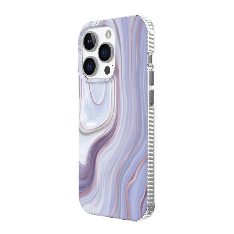 2023 new for Purple Marble Phone Case for iPhone 14 Pro