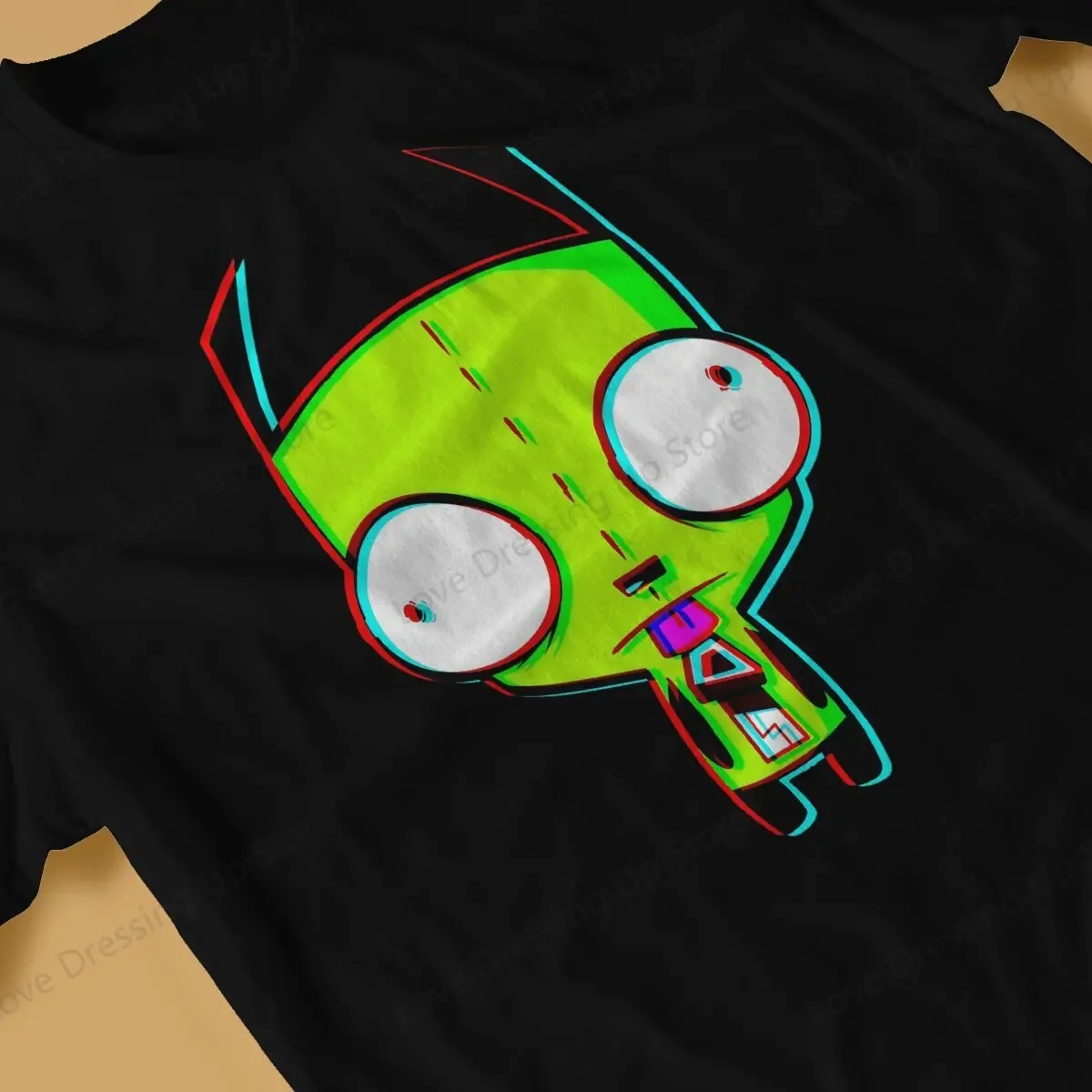 Хлопковая футболка с коротким рукавом GLITCHɽ Viron мужские и женские модные