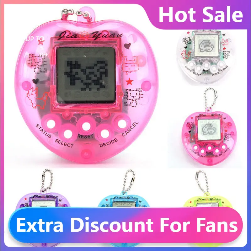 

NEW Transparent Electronic Pets Tamagotchi 90S Nostalgic 49 Pets In One Virtual Cyber Digital Pet Toys Pixel Funny Play Toys