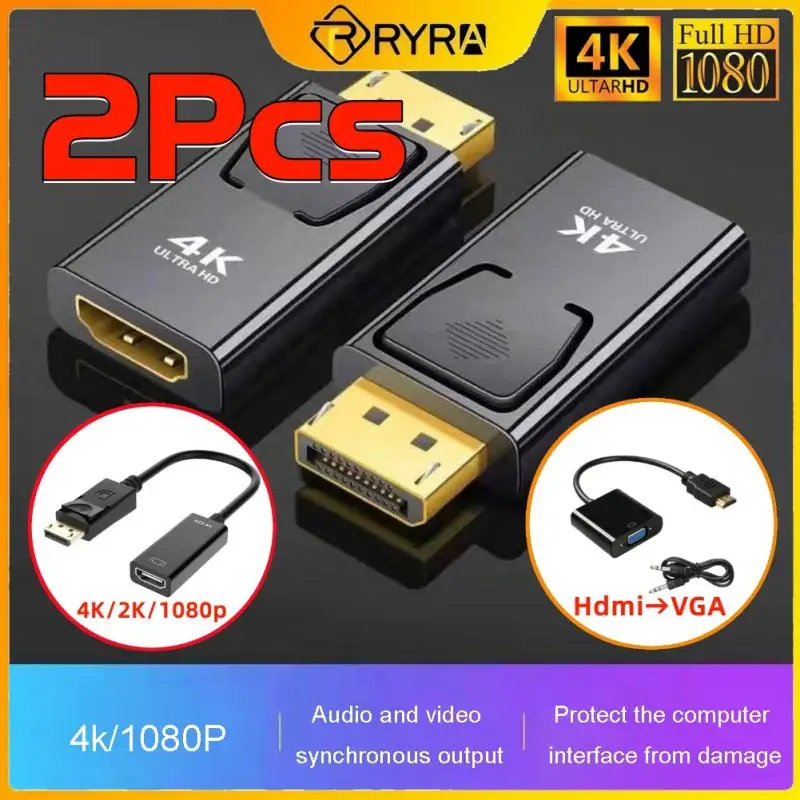 DP папа-мама HDMI-совместимый порт дисплея к HDMI-совместиму адаптеру VGA