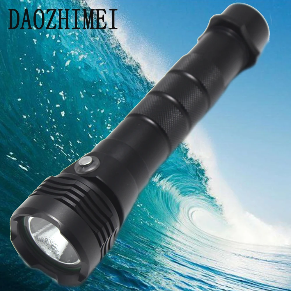 

8000LM 5*XM-L2 LED Diving Flashlight 80 M Scuba Underwater Flash Light Torch Diver Portable Lantern 18650 /26650 Battery+Charg