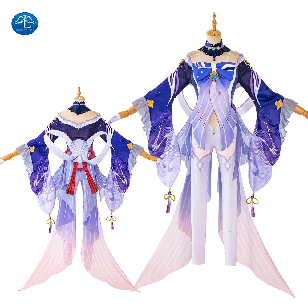 

ManLuYunXiao Game Genshin Impact Cosplay Costume Sangonomiya Kokomi Costume Anime Cosplay Women Halloween Outfit Custom Made