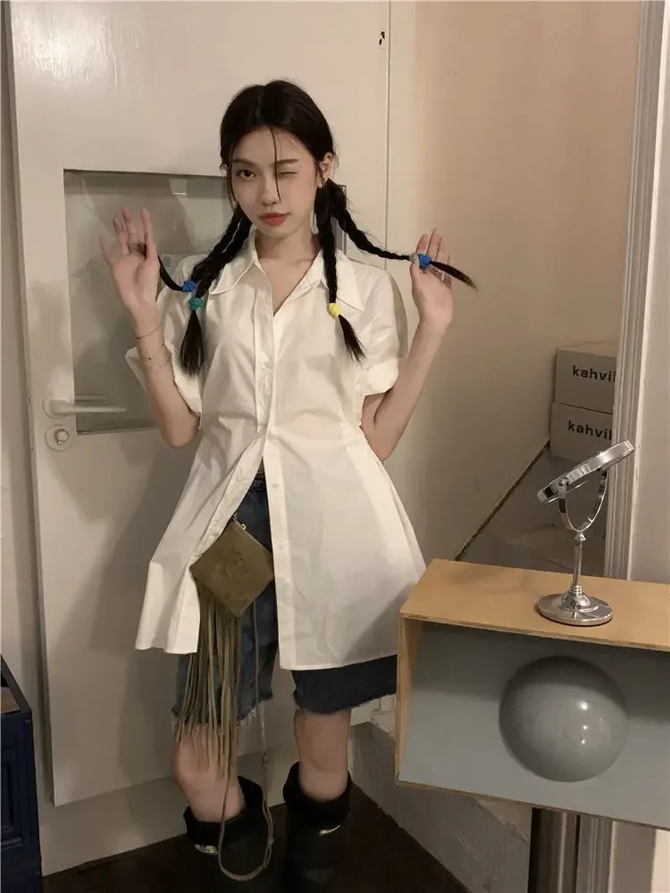 Женская рубашка и блузка Деловые женские топы тканые офисные наряды с лацканами