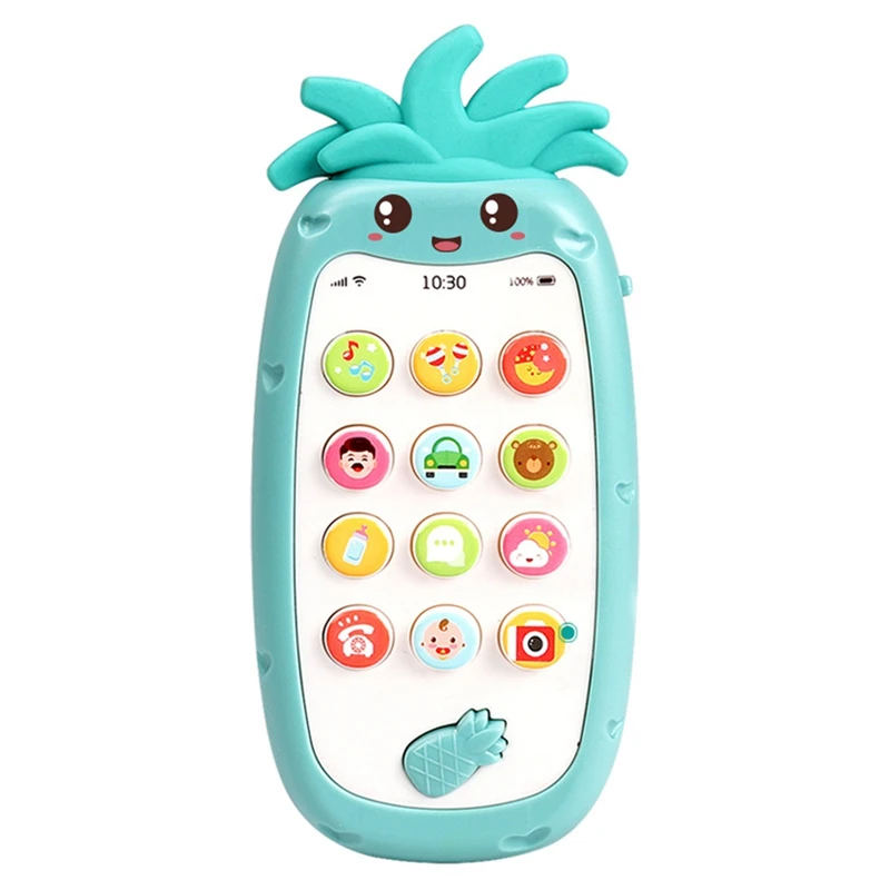 

Искусственная кожа, двуязычная музыкальная светодиодная форма ананаса, детские развивающие игрушки для детей, подарок