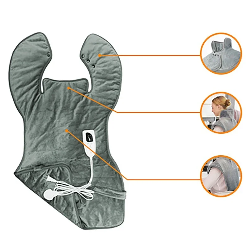 Электрическая грелка жилет для шеи и плеч зимняя тела грелки всей спины