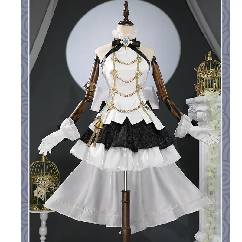 FC6Аниме Songbirds Косплей Игра Final Fantasy XIV FF14 Костюм Хинамацури Формальное Платье Идол