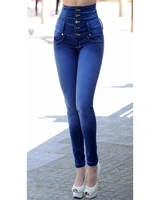 new denim womens versatile slim high waist slim sexy jeans pant pant