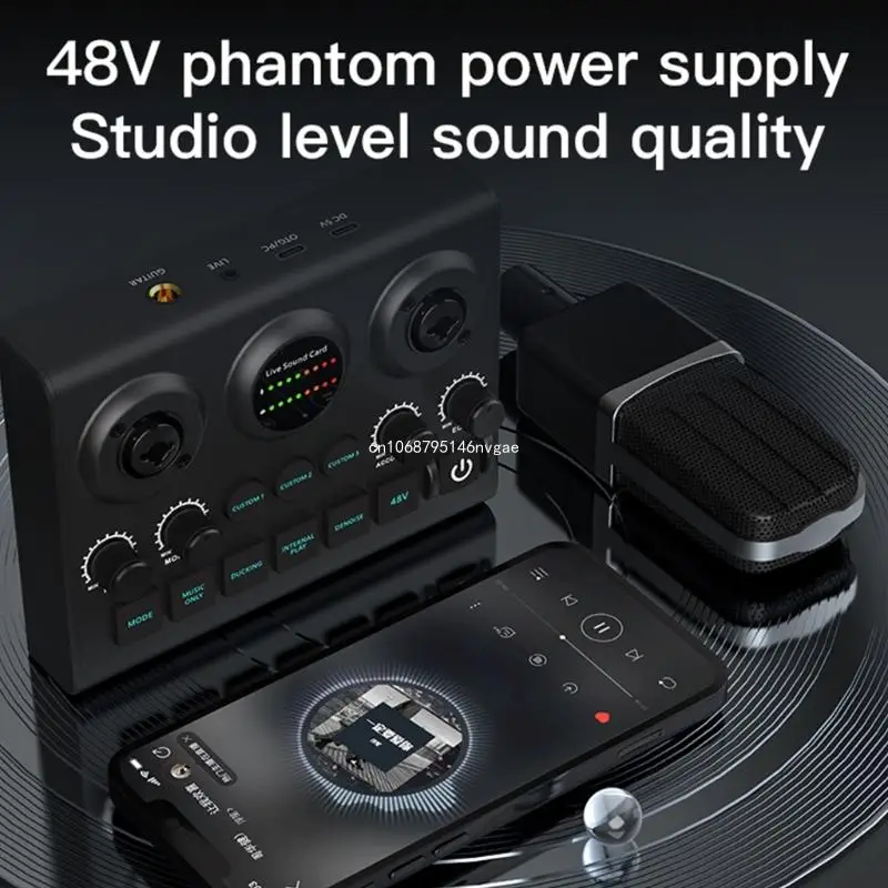 Чистые звуковые интерфейсы качественная запись звуковой карты для живых