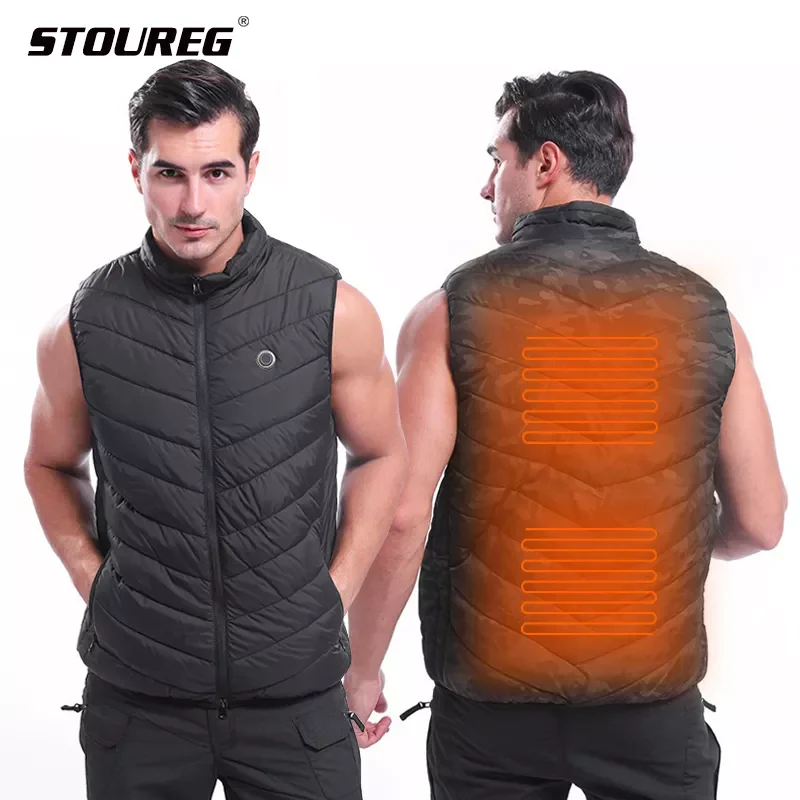 

Hiking Vest Men Women Heated Vest Heating Thermal Warm Clothes Winter Heated Hunt Outdoor Vests