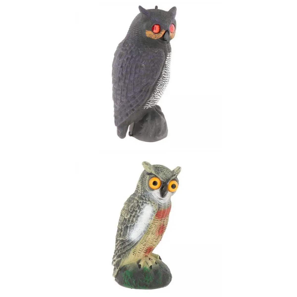 

GARDEN OWL DECOY BIRD SCARER SCARECROW- WIND ACTIVATED HEAD