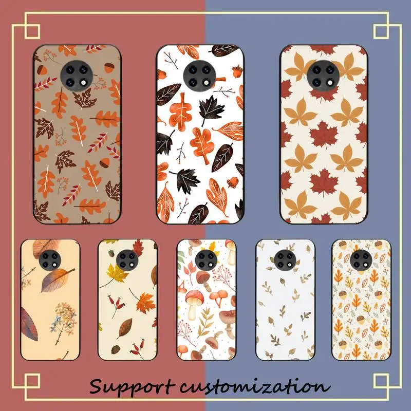 

YNDFCNB allen leaves Phone Case for Samsung S20 lite S21 S10 S9 plus for Redmi Note8 9pro for Huawei Y6 cover