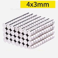 strong rare earth ring round disc craft magnets n35 102050100 pcs neodymium magnets 4mm x 3mm