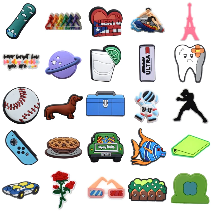 

Shoes Accessories Shoe Charms Men Wholesale Bulk Packs Girl Women Charm Kids Gifts Para Pins Boy Decorations for Crocs Set Jeans