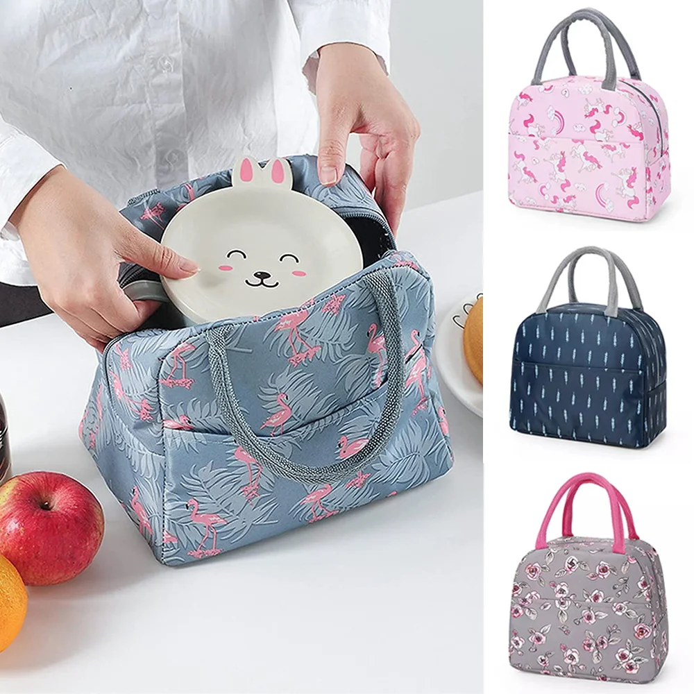 

Изолированная сумка для ланча для женщин, рабочая Термосумка, портативная детская школьная сумка-тоут для еды, Ланчбокс, органайзер, сумки для пикника