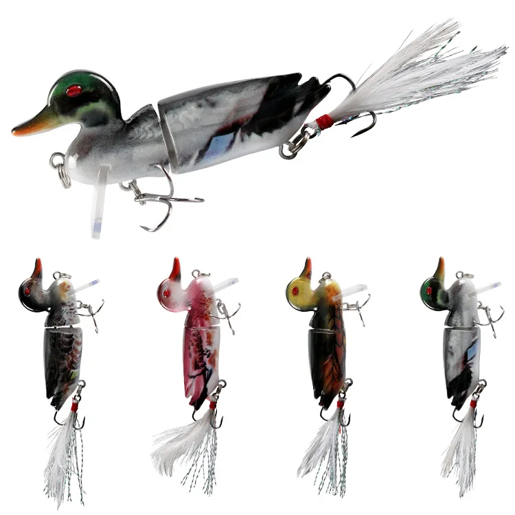 

Simulation Lures Duck Multi-Section Road Lures Multi-Section Bait Simulation Fake Bait Fishing Tools Fishing Gear