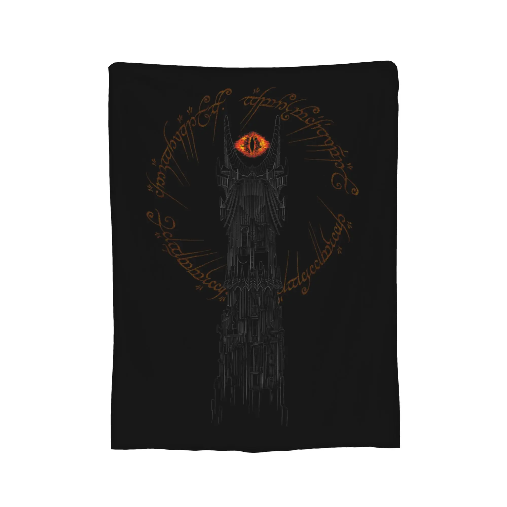 Фото Одеяло L-Lords Of The R-Rings Tower of Mordor, фланелевое летнее портативное супер теплое одеяло для кровати, спальни, коврик №3