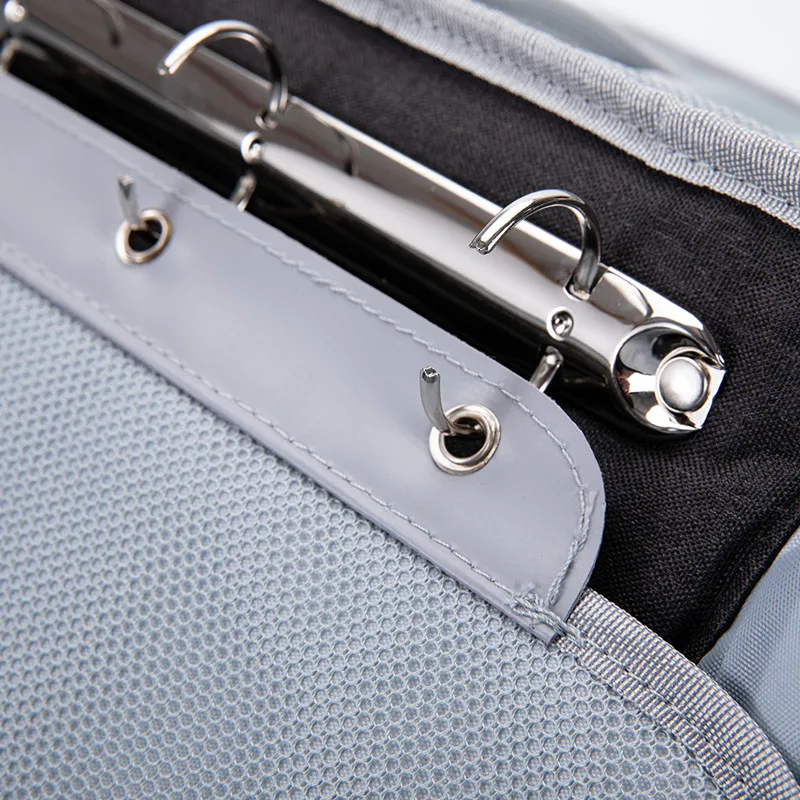 Travel Business Briefcase A4 Document Bag Waterproof Oxford Tote Men Women's Electronic Product Storage Pouch Office Organizer