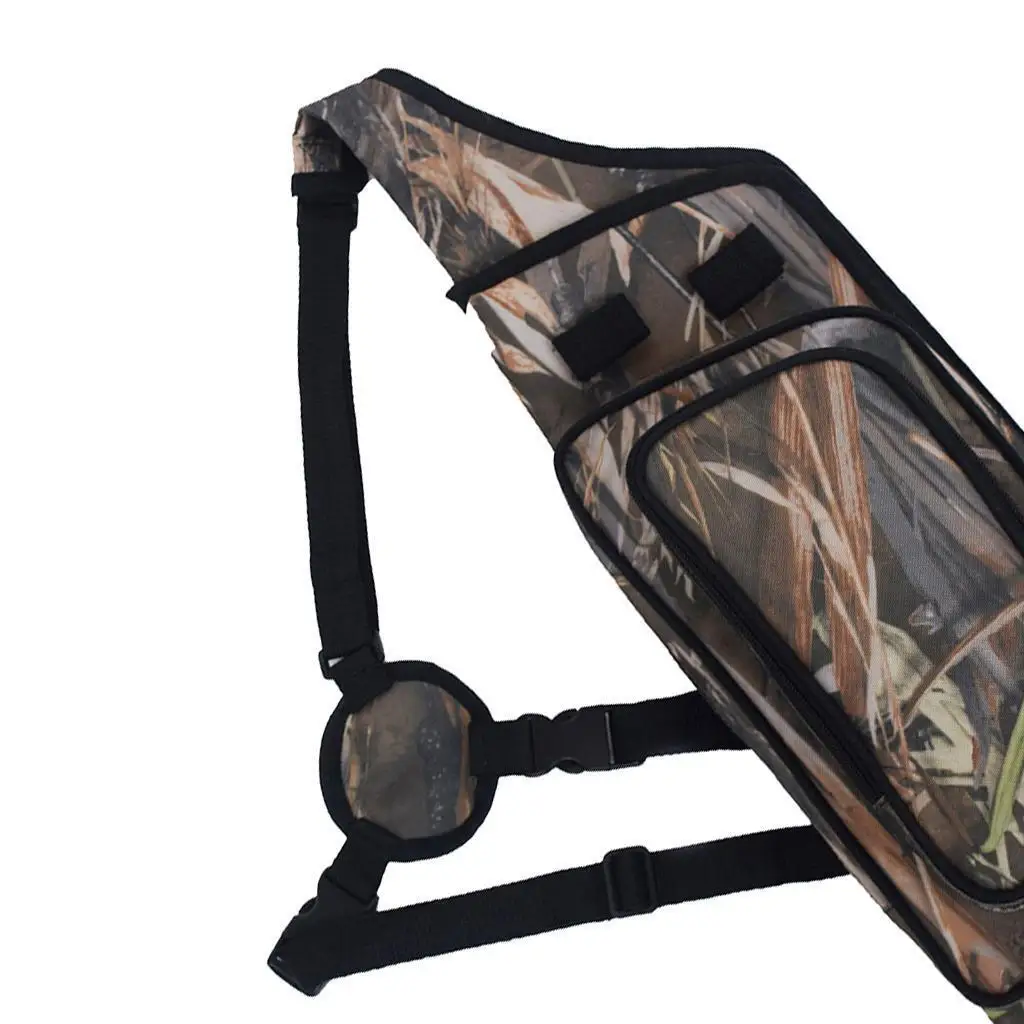 

Archery Quiver Backpack Hunting Bag Compound Recurve Bow Holder Black