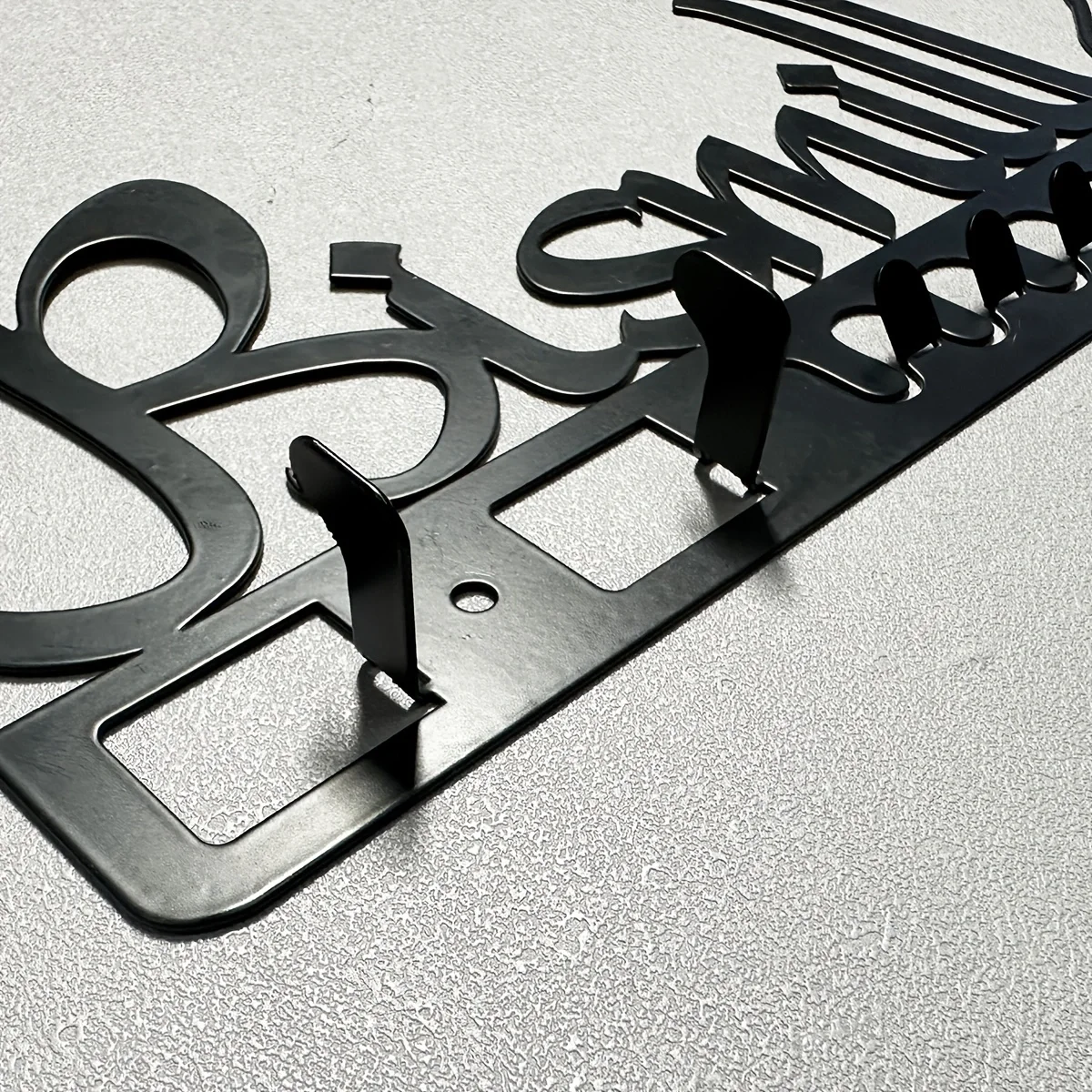 Мусульманский декоративный железный брелок с буквенным узором настенное