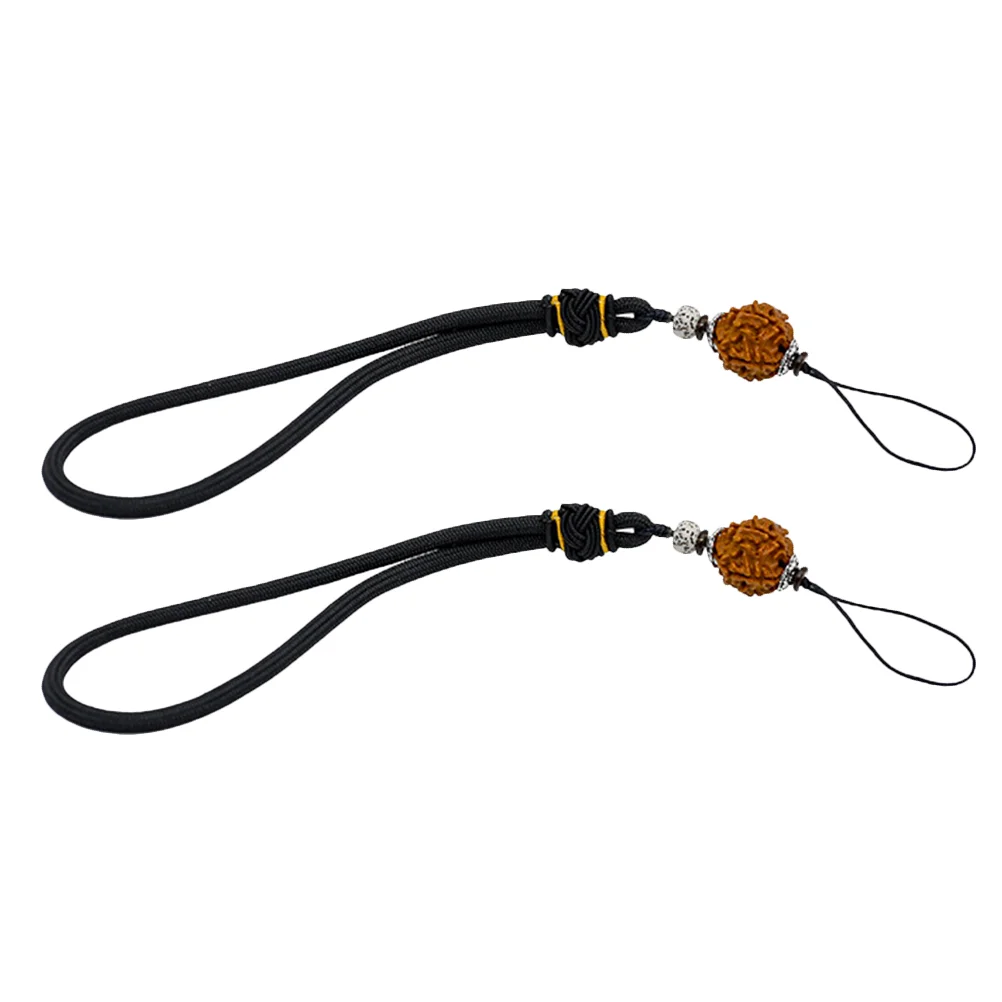 

2pcs Wrist Strap Chinese Style Wrist Rope Decoration Mobile Strap Accessories