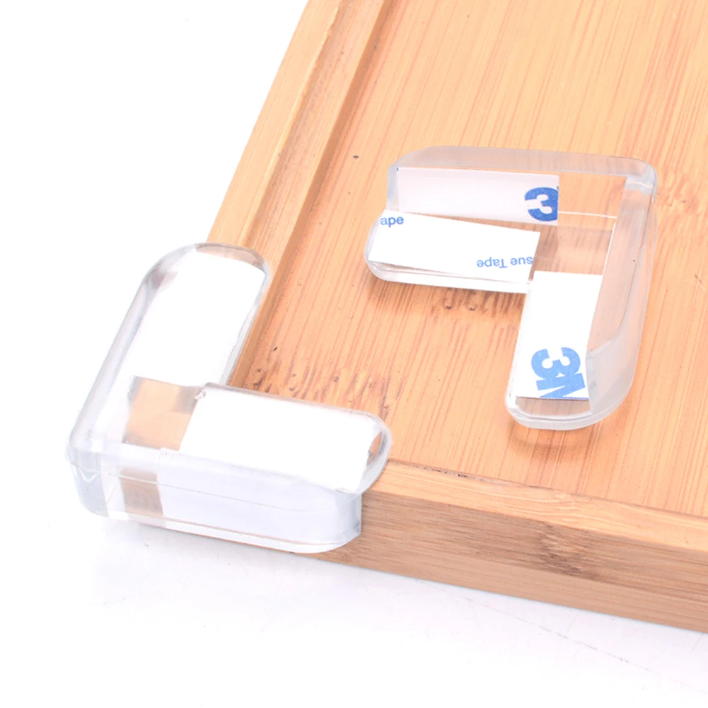 

4pcs Child Baby Safety Silicone Protector Table Corner Edge Protection Cover Protection Children Kids Anticollision Edge&Guards