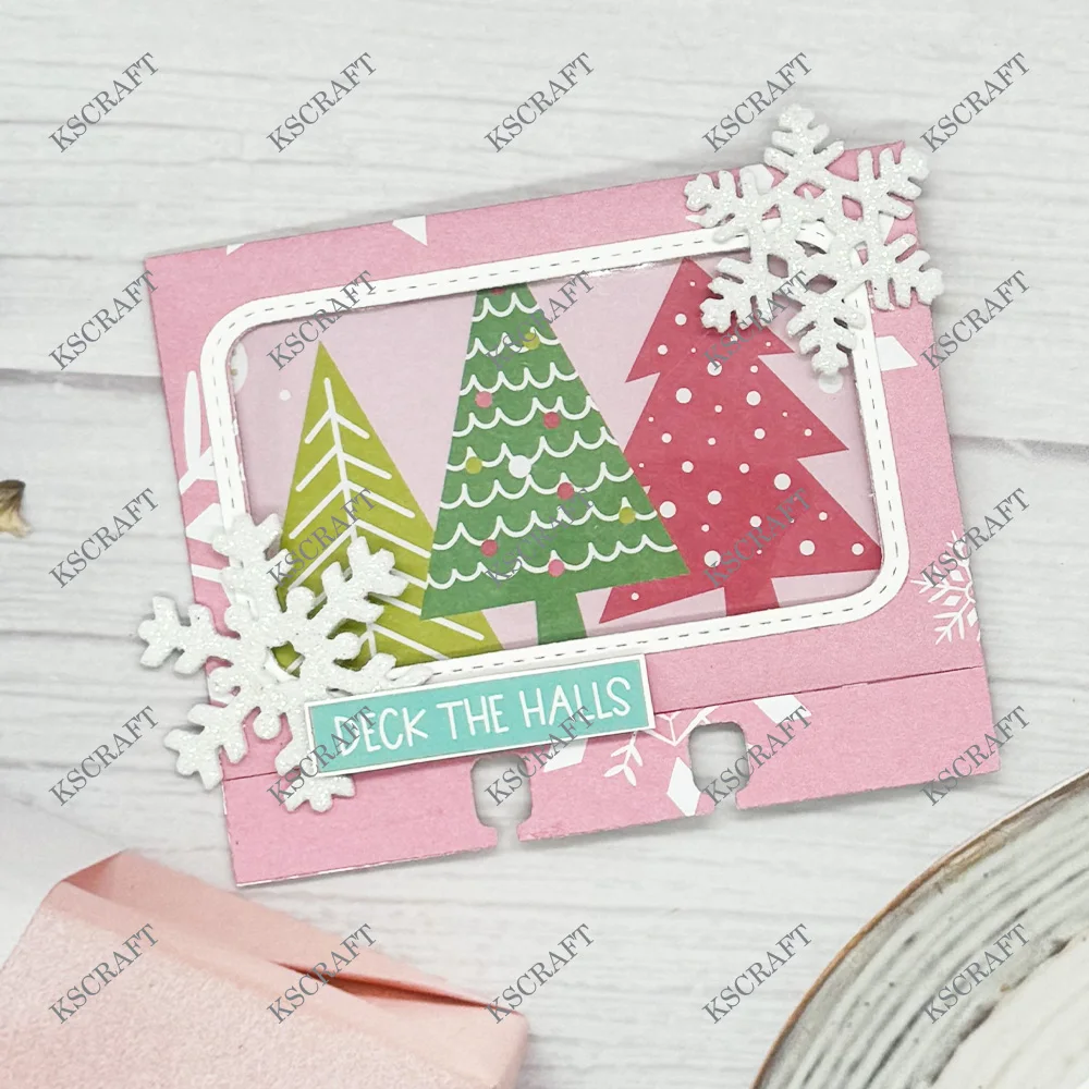 KSCRAFT держатель подарочной карты Memorydex вырубные штампы трафареты для DIY