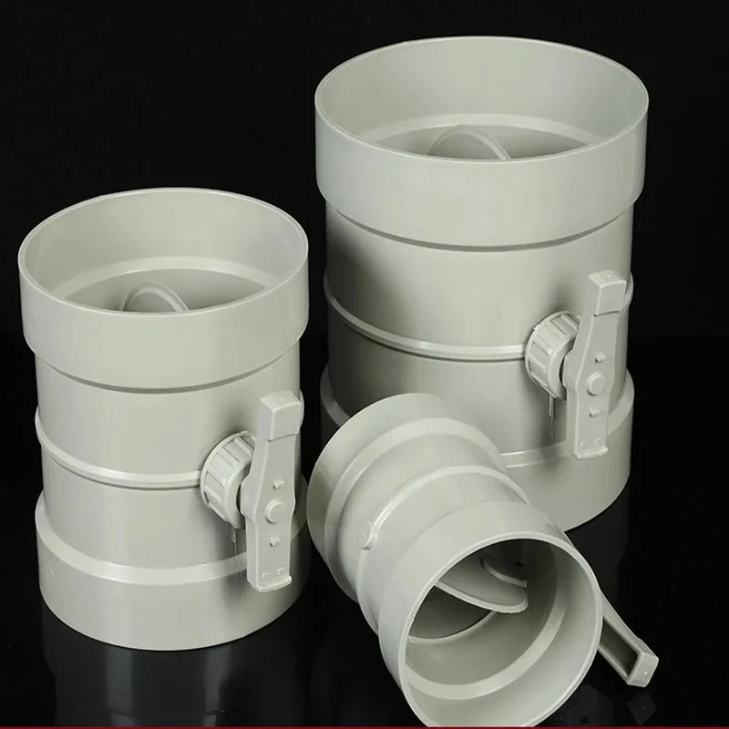 

Ручной клапан для труб из ПВХ, регулирующий клапан объема воздуха, регулирующий воздушную трубу, ручной круглый переключающий клапан для гибкой вентиляции