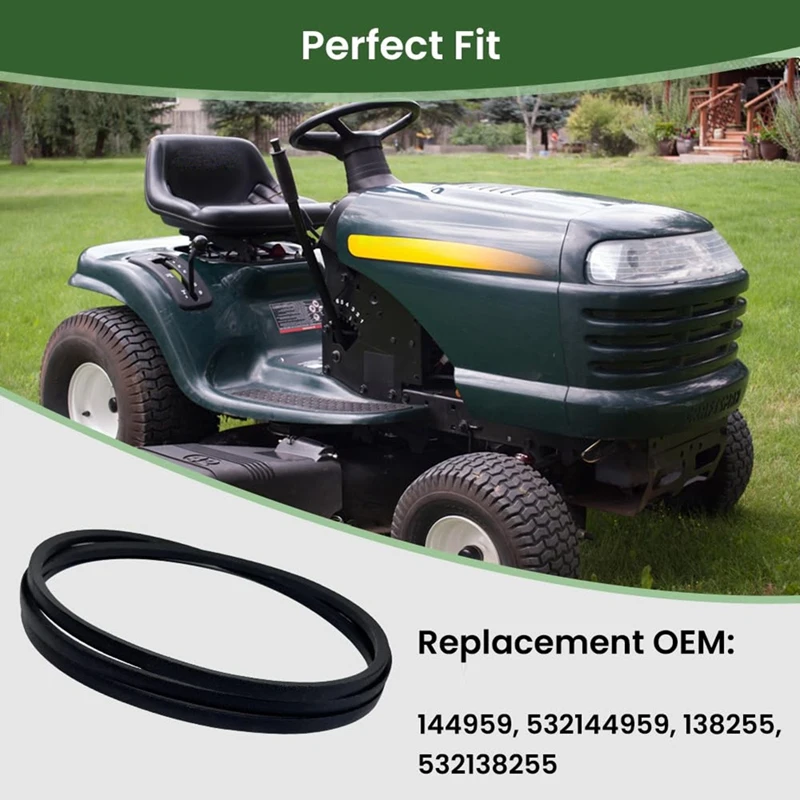 2-упак. 144959 Палубный ремень для Craftsman LT1000 LT3000 DLT3000 42-дюймовая косилка запасные