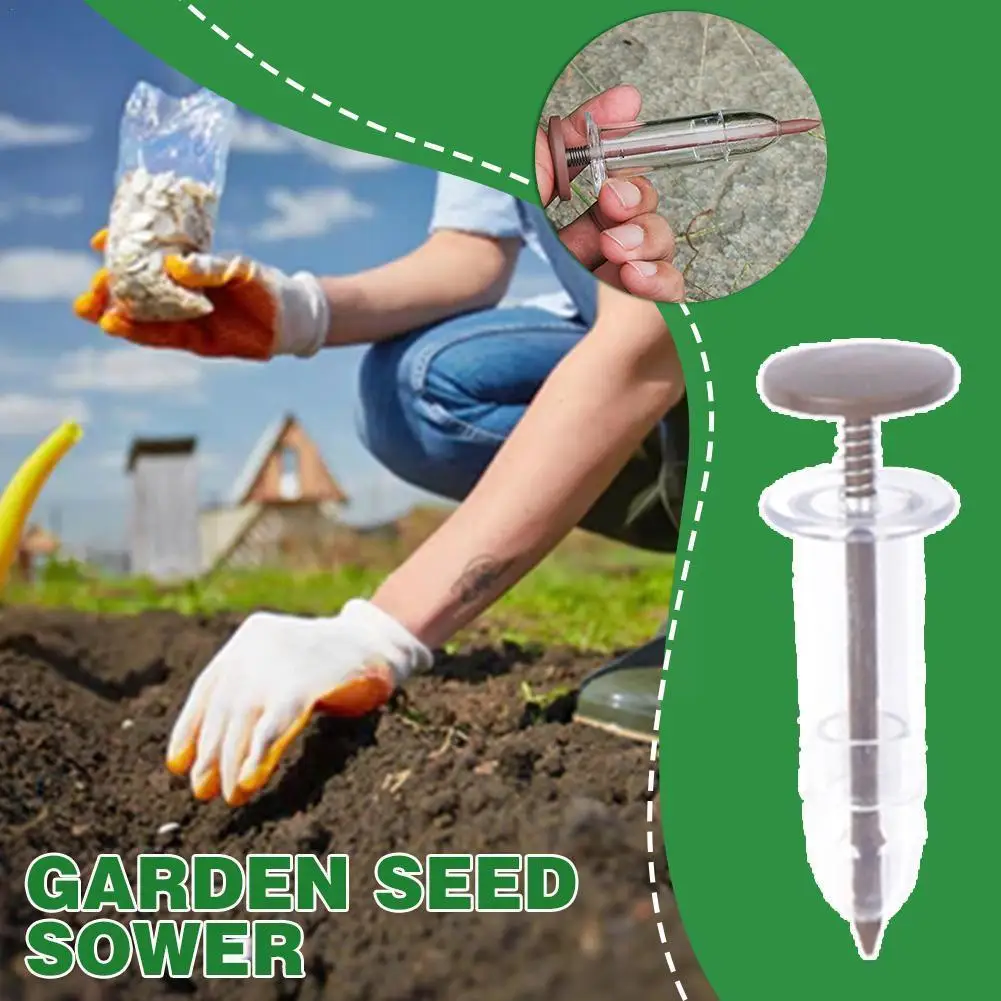 

Garden Seed Sower Planter Syringe Seeder Mini Sowing Dispenser Flower Needle Seed Pot Tool Gardening Manual Seeding Seeder Y9P9