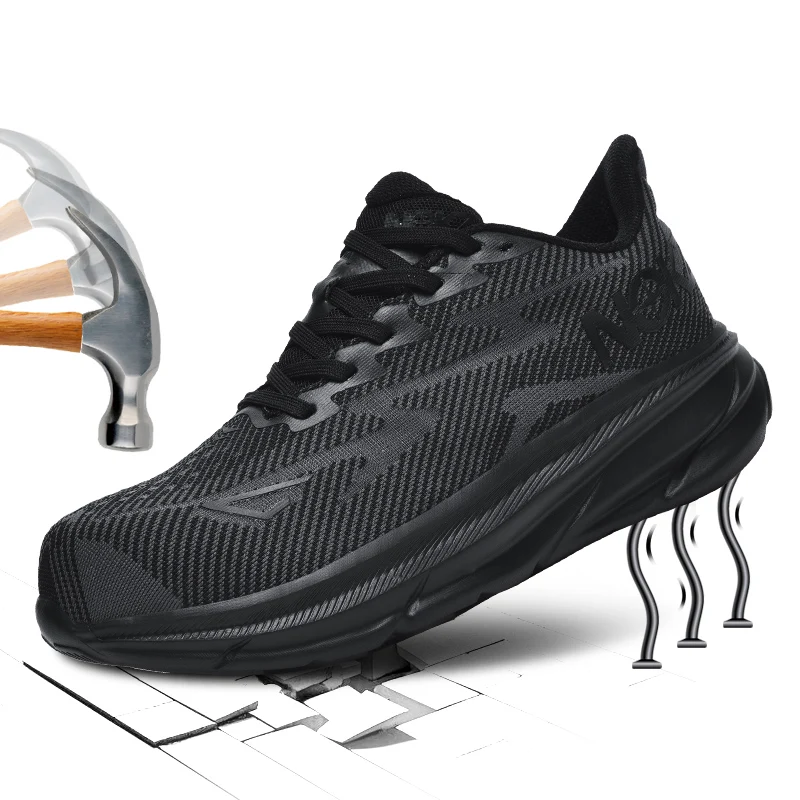 Новая мужская и женская обувь для защиты труда противоударная противопрокольная