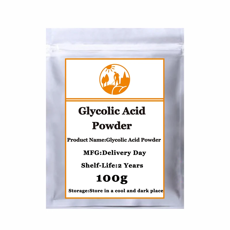 

High Quality Glycolic Acid Powder Improve Skin,Reduce Wrinkles, Acne Scars and Pigmentation