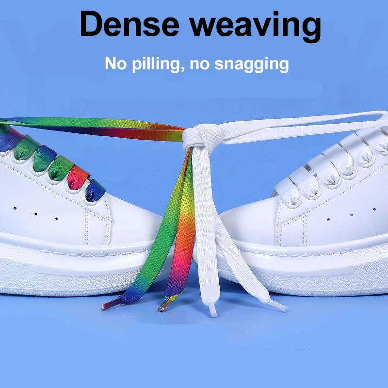 

White Sneakers Shoelaces Women's Shoes Strap Rope Laces Kids Men's Running Sport Shoes Accessories Children's Flat S