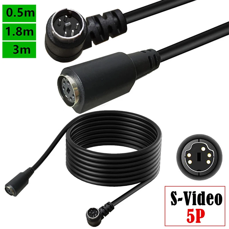 Мини Din S-Video 5-контактный аудио/видео кабель для домашнего кинотеатра MIDI AT