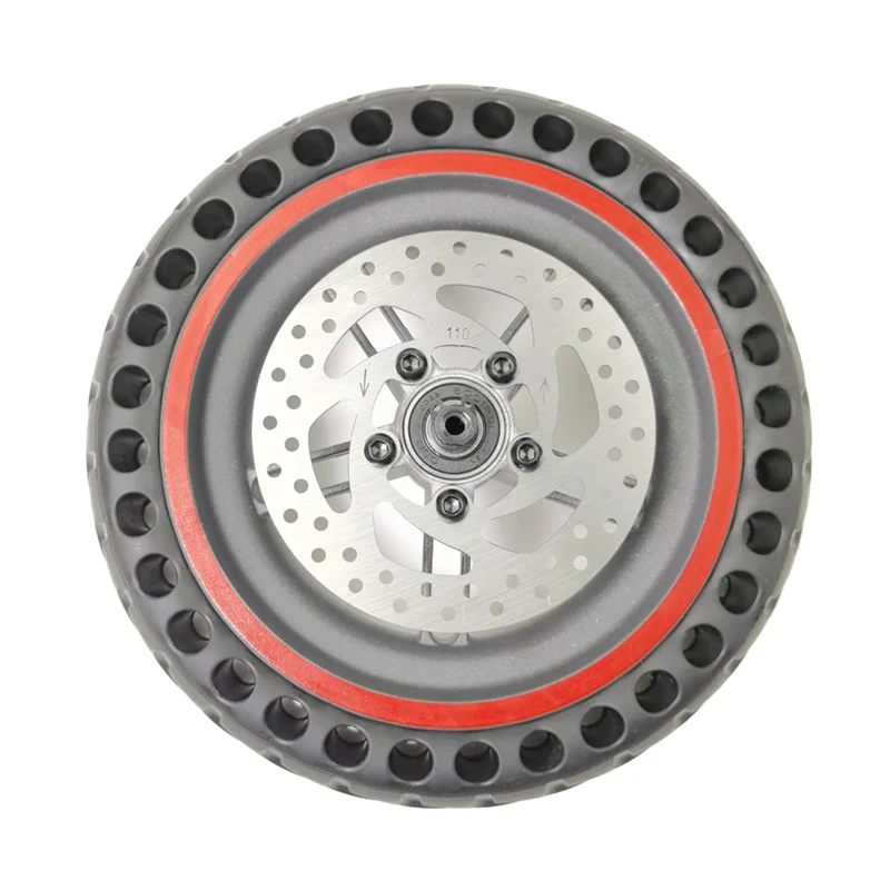 

Электрический скутер 8,5 дюймов сотовая Задняя колесная шина из алюминиевого сплава Взрывозащищенная шина 110 мм тормозной диск для Xiaomi M365