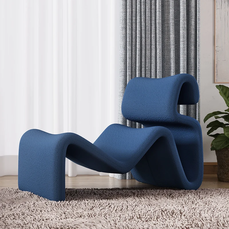 

Back Support Living Room Chair Nordic Portable Recliner Lounge Living Room Chair Single Ergonomic Meuble Salon Room Decor