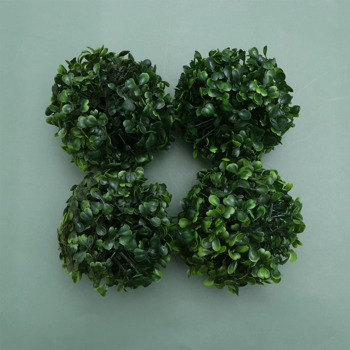 

Topiary Artificial Boxwood Hanging Fake Decor Green Garden Front Planters Spheres Door Ornament Greenery Decoration Wedding