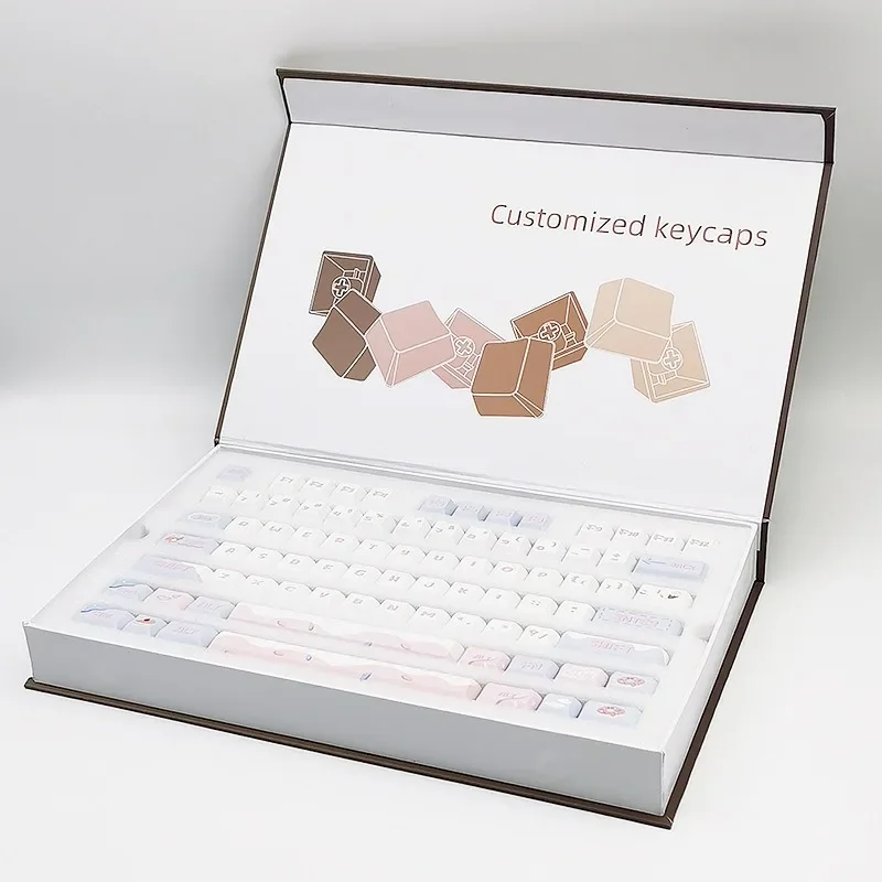 EOENKK Mist Shadow Afternoon Tea Key Cap KCA Высота полный набор 141-клавишная термосублимация