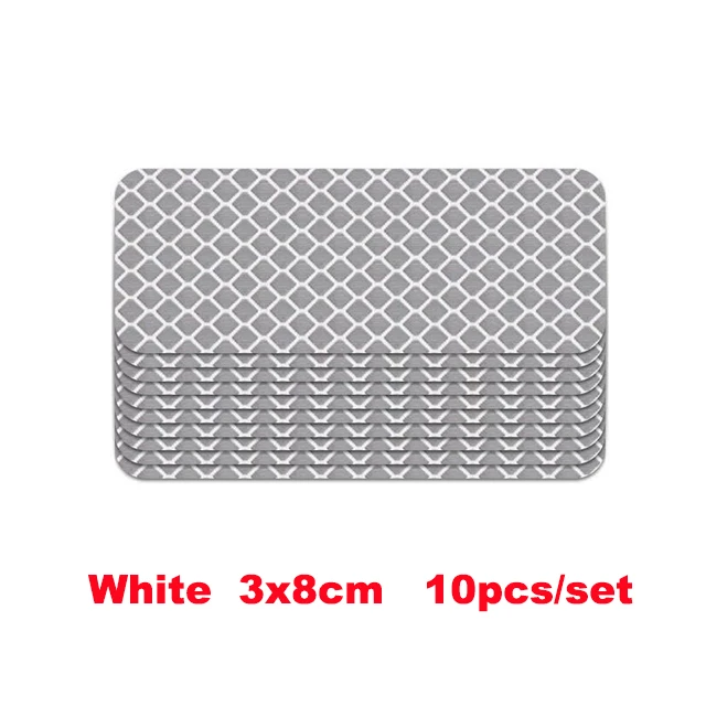 

10 шт., светоотражающие наклейки на бампер автомобиля, светоотражающая предупреждающая лента, безопасные наклейки-отражатели, наклейки