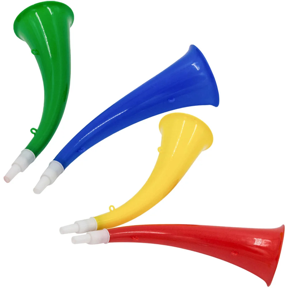 

4 Pcs Horn Trumpet Musical Instruments Toys Christmas Kids Music Toys Match Trumpet Plaything Plastic Fan Cheering Horn Child