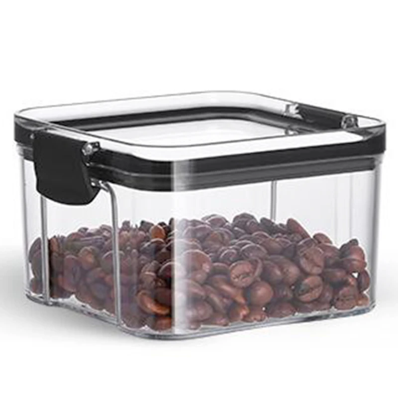 Коробка для хранения пищевых продуктов пластиковая герметичная банка