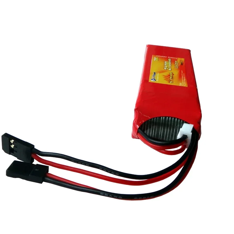 Батарея Flytown 2100mAh 6.6V 20C LiFePO4 RX для Futaba JR