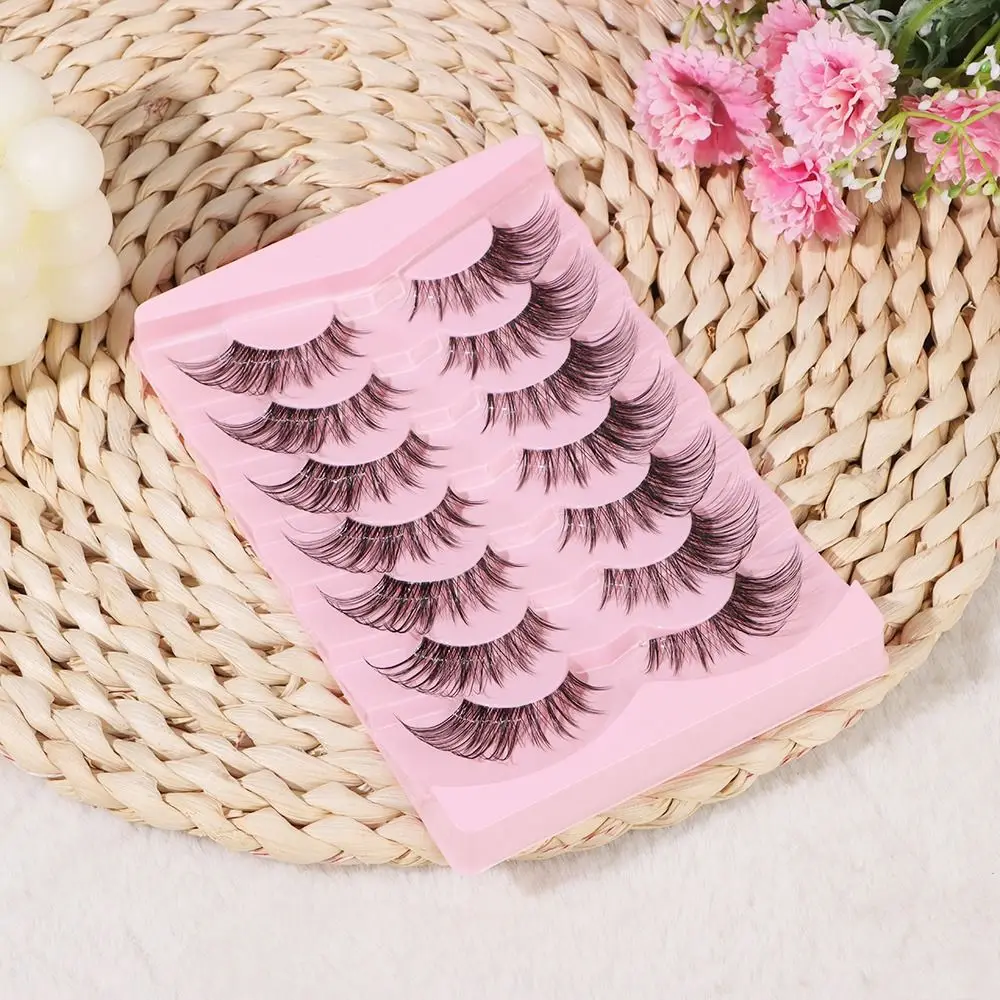 

Натуральные шикарные ресницы для косплея манга ресницы лисы накладные ресницы кошачий глаз Прозрачные Ресницы