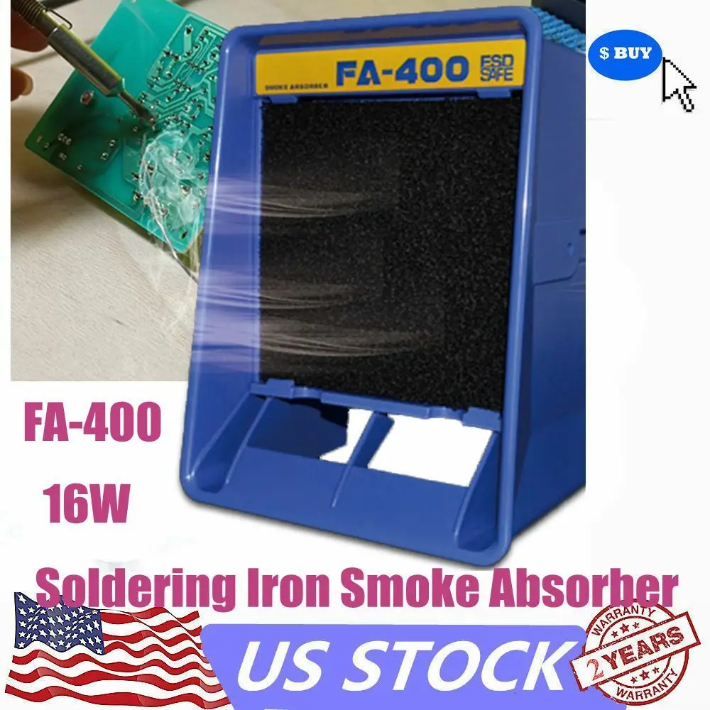 

Welding Fume Absorber Remover Fume Extractor Air Filter Fan 30w Suitable For Electric Soldering Iron Welding