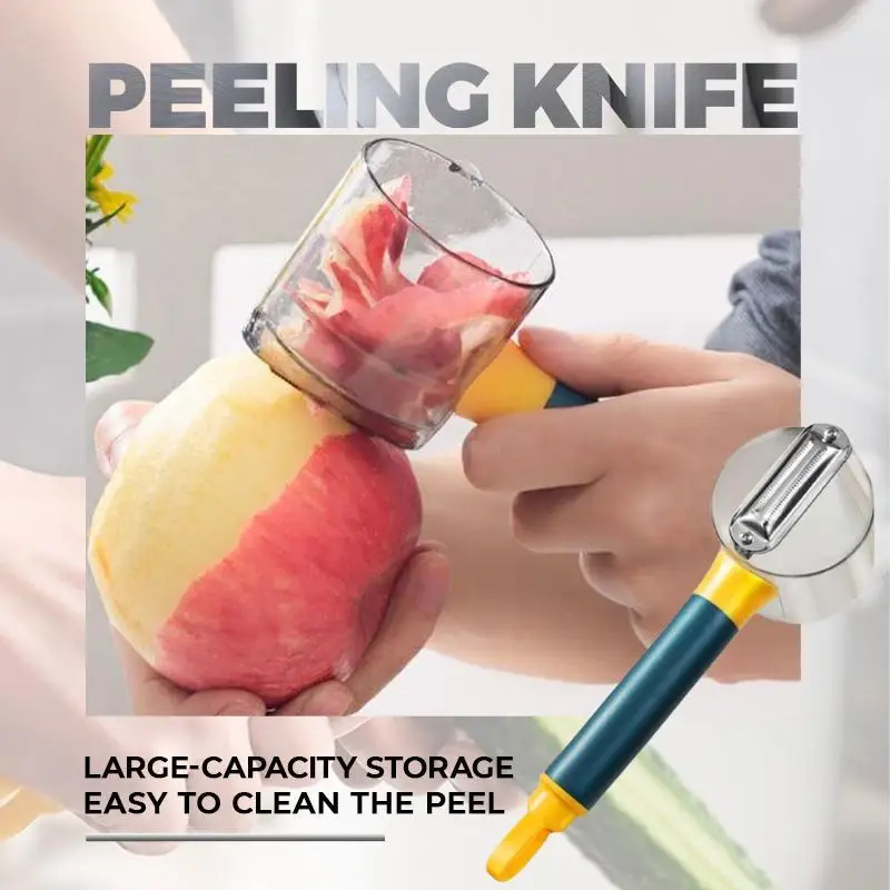 

Peeling Knife With Barrel Vegetables Peeler with Knife Sleeve Fruit Knife Cabbage Graters Salad Potato Slicer Dropshipping