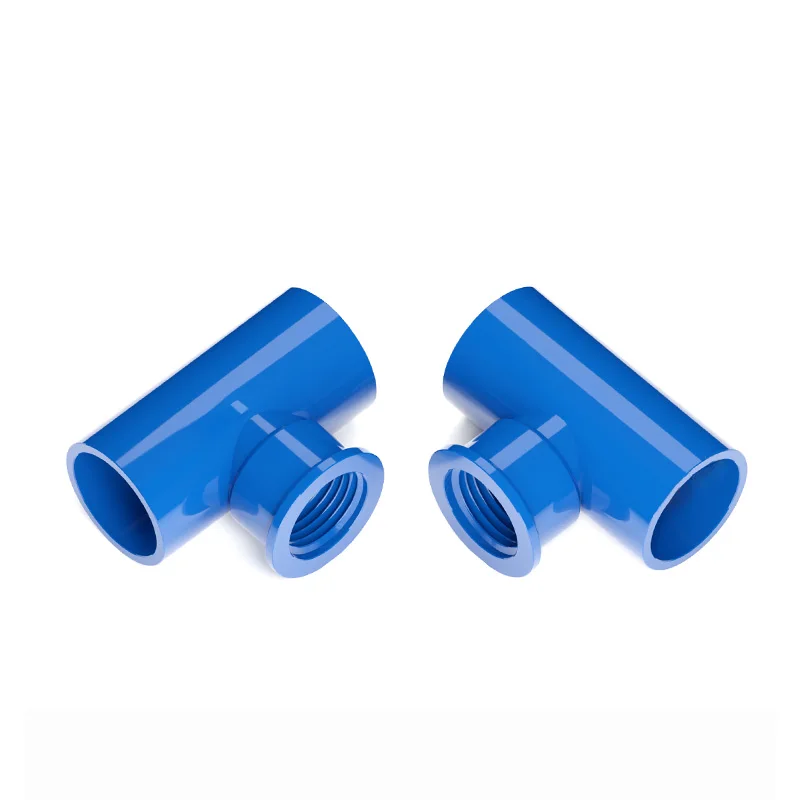 1 ~ 50 шт. синий 20 мм-32 мм тройник из ПВХ соединитель подачи воды аквариум садовые