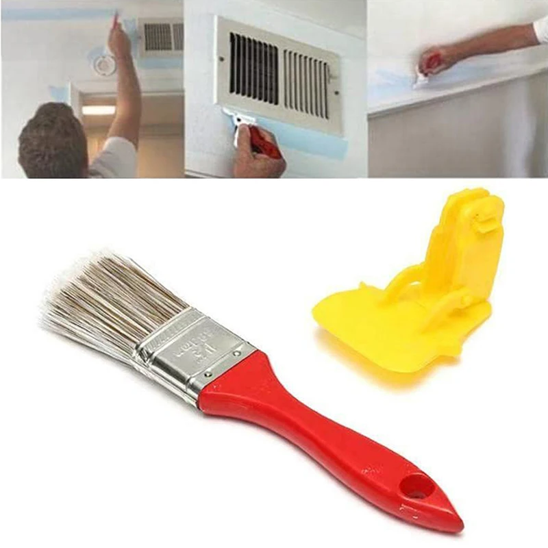 

Profesional Paint Brush Kit Replacement Paint Edger Tool for Wall Ceiling Indoor Room Wall Ceiling Application Tool