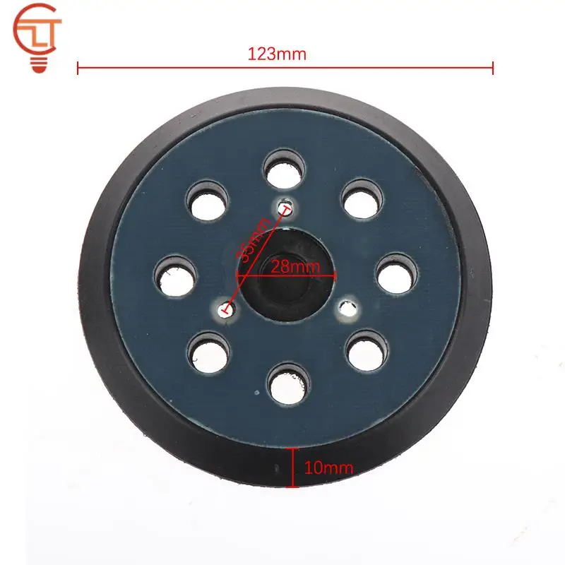 

8 Hole Basis Disc Sandpaper Machine Chassis For Orbit Sander Replacement For Makita Bo5041 Mt922 Imported Long Hook Sander Stick