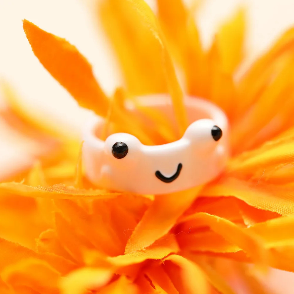 Новинка 2022 кольцо ZYZQ в виде мультяшной лягушки из смолы/пластика модные