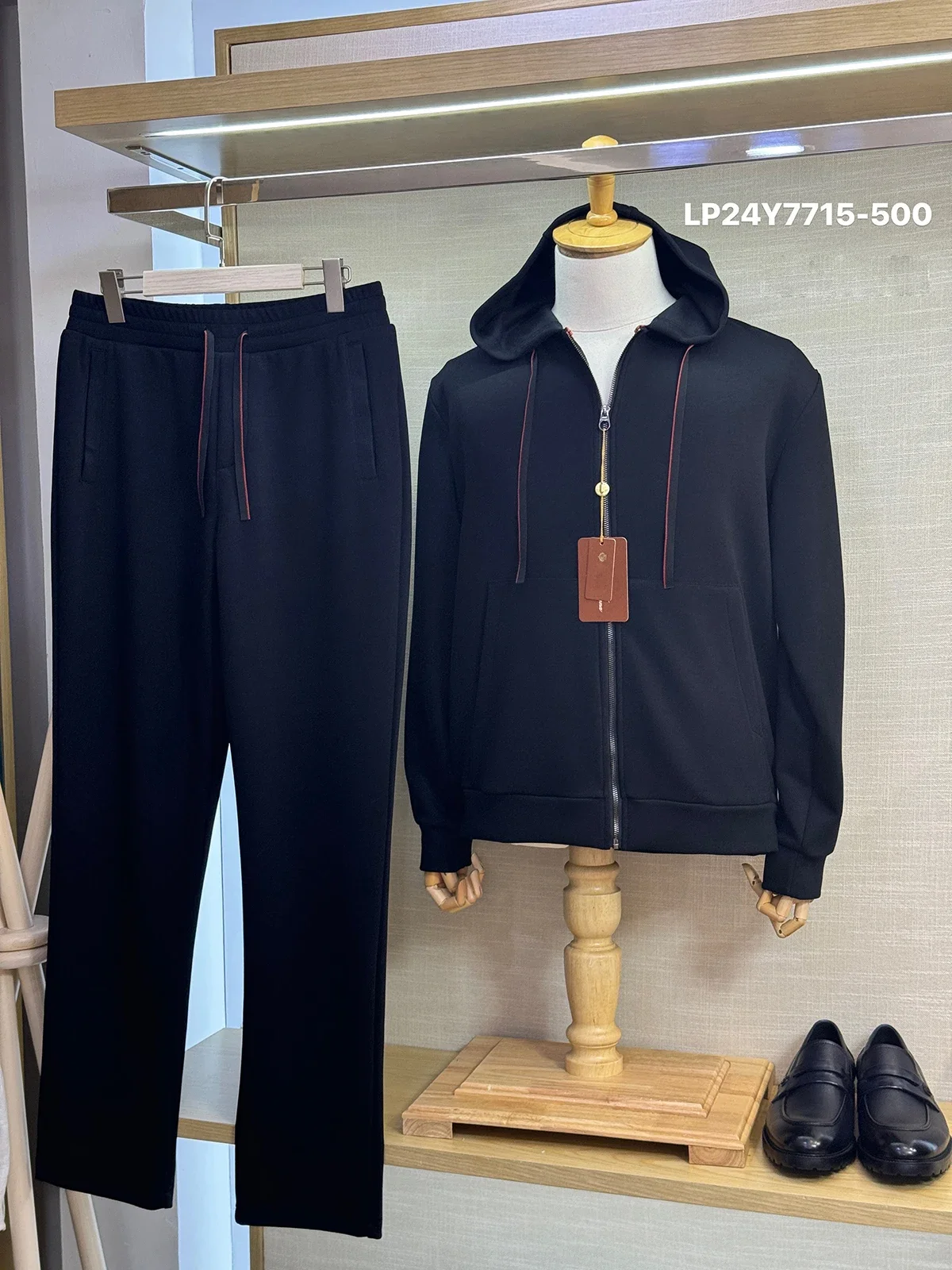 Мужская спортивная одежда с капюшоном из хлопка на осень/зиму